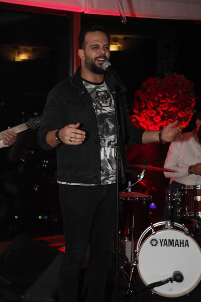 Charbel Khalil and the band at Burj on Bay 